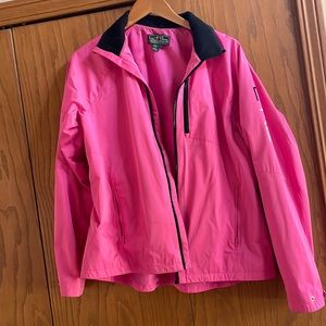 Ralph Lauren Lauren Active Pink and black jacket. Size Large